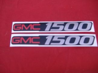 2 GMC 1500-AUFKLEBER GMC 1500-AUFKLEBER AUFKLEBER IN GRÖSSE