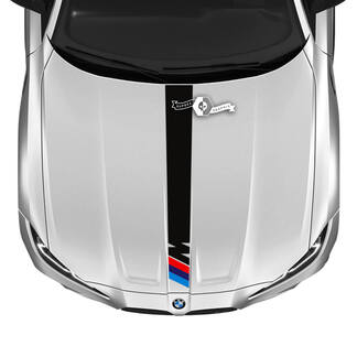 2021+ BMW M4 M3 G80 G82 G83 M Performance Hood M Logo Center Vinyl Aufkleber Aufkleber

