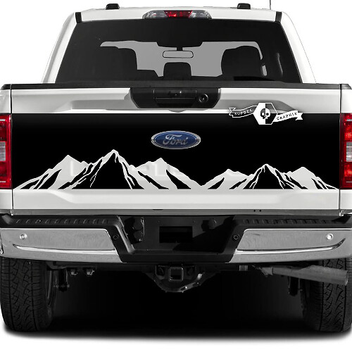 Ford F-150 XLT Tailgate Splash Mud Graphics Side Decals Aufkleber

