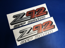 Z92 Offroad Vinyl Aufkleber Set für GMC Sierra Yukon Canyon_3