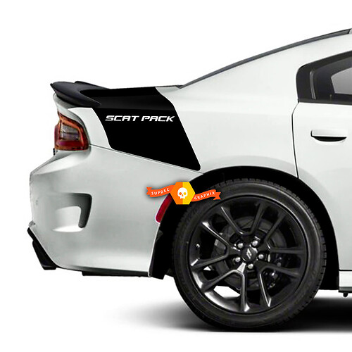 Dodge Charger Tailband Daytona Scat Pack Style Heckstreifen Vinyl Aufkleber Aufkleber Grafiken
