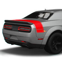 Individuelle Text-Kofferraum-Kontur-Streifen-Vinylaufkleber für Dodge Challenger_3