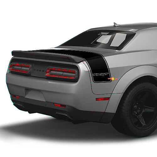 Individuelle Text-Aufkleber für Heckkofferraum-Streifen aus Vinyl für Dodge Challenger