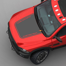 Motorhauben-Vertikalstreifen-Aufkleber aus Vinyl für Dodge Ram 2500 Power Wagon 2