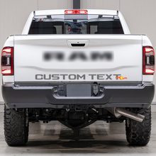 Benutzerdefinierte Schriftzug-Heckklappen-Vinylaufkleber für Dodge Ram Power Wagon_2