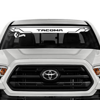 Toyota Tacoma SR5 Windschutzscheiben-Logo-Linie, Vinyl-Aufkleber, grafischer Aufkleber
