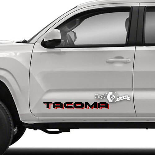 Tacoma Schriftzug seitlicher Vinylaufkleber für Toyota Tacoma