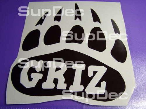 GRIZ Grizzly Bär Vinyl Aufkleber Decal
