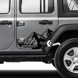 2x Jeep Wrangler Unlimited Doors Fender Mountains Side Stripe 4 Colors Vinyl Sticker DecalVehicle Parts & Accessories, Car Tuning & Styling, Body & Exterior Styling!
