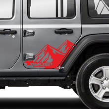 2x Jeep Wrangler Unlimited Doors Fender Mountains Side Stripe 4 Colors Vinyl Sticker DecalVehicle Parts & Accessories, Car Tuning & Styling, Body & Exterior Styling!
 3