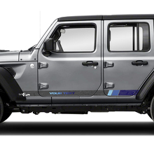 Tür Rocker Panel Topografische Karten Seitenstreifen Vinyl Aufkleber Decal für Jeep Wrangler Unlimited 2