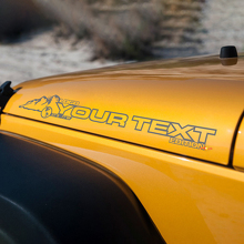 Travel Style Hauben Vinylaufkleber für Jeep Rubicon Wrangler Sahara_2