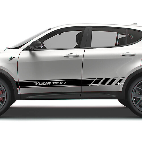 Individuelles Renn-Seitendesign Aufkleber-Set für Dodge Hornet