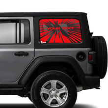 Explosionsfenster Seiten Vinyl Aufkleber Decal für Jeep Wrangler 3