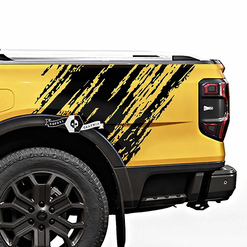 Zerstörte Seitliche Vinyl-Aufkleber für Musclecar Ranger Power Truck