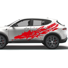 Hornet-Logo Schlammspritz-Stil Seiten-Vinyl-Dekor-Kit für Dodge Hornet_2