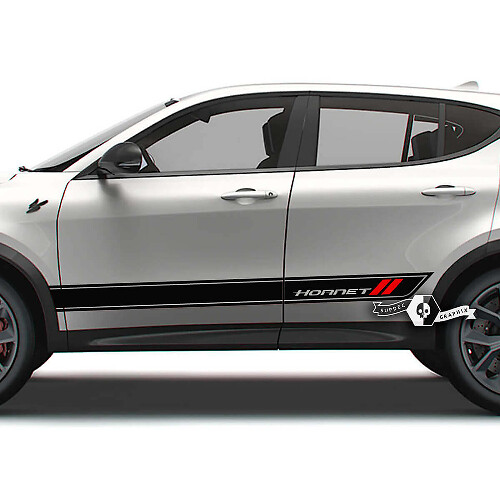  Hornet-Logo-Seitenstreifen Vinyl-Aufkleber für Dodge Hornet