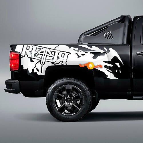 Reaper Splash Seitenwand-Vinylaufkleber für Pickup-Trucks