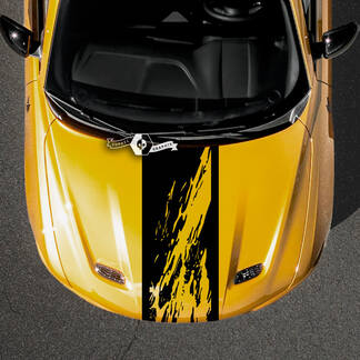 Hood Dodge Hornet Stripes Wrap Destroyed Mud Logo Vinyl Aufkleber Aufkleber

