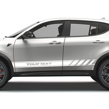 Racing Style Seitenstreifen Vinylaufkleber Set für Dodge Hornet_3