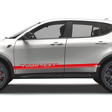 Dekorative individuelle Seitenstreifen aus Vinyl-Aufkleber für Dodge Hornet_3