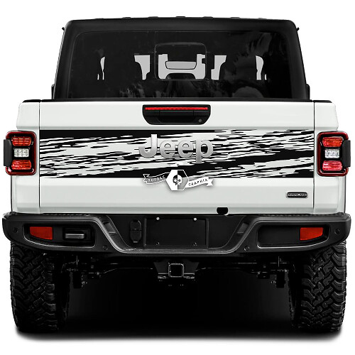 Jeep Gladiator Wrap Mud Aufkleber Aufkleber Vinyl Grafiken Heckklappe Bett Vinyl Aufkleber Aufkleber

