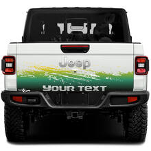 Jeep Gladiator Wrap Schlamm Aufkleber Aufkleber Vinyl Grafiken Heckklappe Bett Vintage klassische Farben Vinyl Aufkleber Aufkleber Farbverlauf 3 Farben
 2