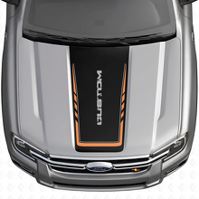 Abgegriffener individueller Schriftzug Motorhauben-Vinylaufkleber für Musclecar Ranger_4