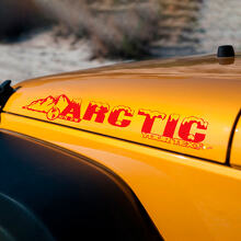 Arctic Mountain Motorhauben-Vinylaufkleber für Jeep Wrangler_3