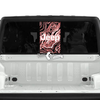Jeep Gladiator Rear Window USA Topographic Map Decals Vinyl Graphics Stripe 2 ColorsVehicle Parts & Accessories, Car Tuning & Styling, Body & Exterior Styling!
