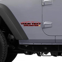 Mountains Style Seiten-Vinylaufkleber für Jeep Wrangler Unlimited 2