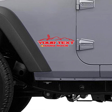 R2-D2 Mountains Style Seiten-Vinylaufkleber für Jeep Wrangler Unlimited_3