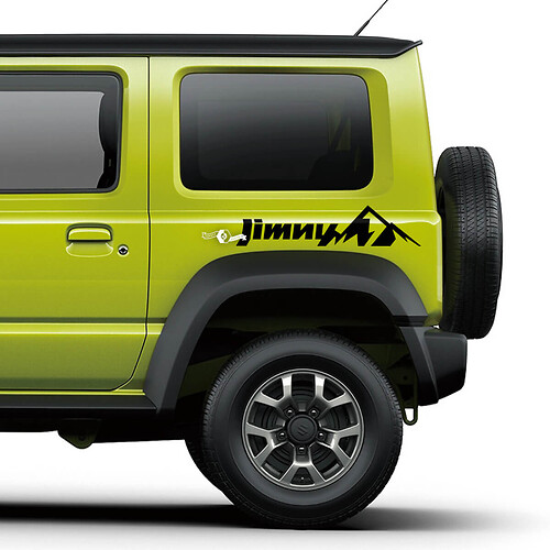 Suzuki JIMNY Mountains Seitengrafiken Türaufkleber Logo-Aufkleber
