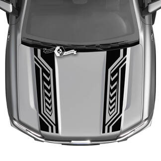 Ford Ranger Hood Logo Geometry Truck Stripes Splitted Graphics Aufkleber
