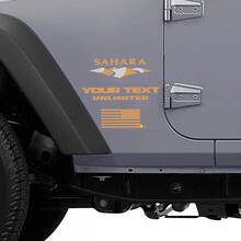 Sahara-Dünen- & US-Flaggen-Seitenvinylaufkleber für Jeep Wrangler Unlimited_2
