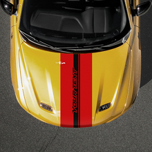 Benutzerdefinierter Vinyl-Aufkleber für Motorhaubenstreifen für Dodge Hornet_2