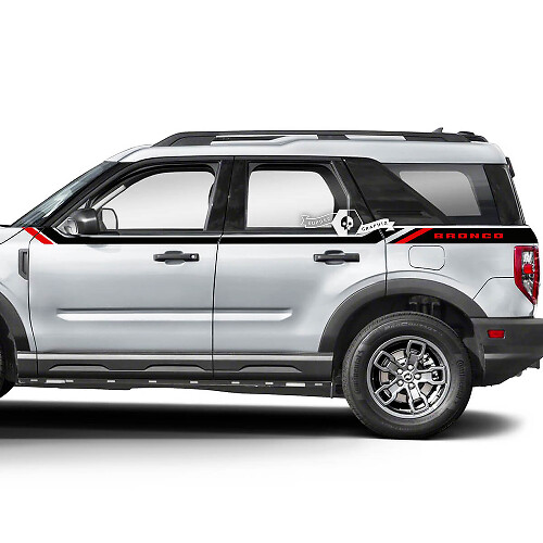 2x Ford Bronco Doors Up Side Fender Trim Decals Sticker 2 ColorsVehicle Parts & Accessories, Car Tuning & Styling, Body & Exterior Styling!
