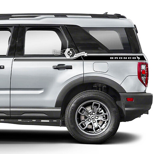2x Ford Bronco Door Up Side Fender Logo Aufkleber Aufkleber
