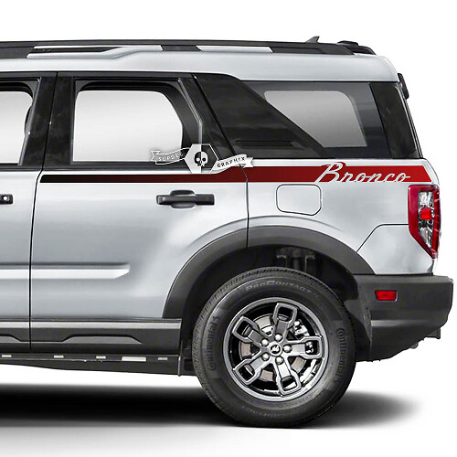 2x Ford Bronco Door Up Side Fender Logo Decals Sticker Gradient 2 ColorsVehicle Parts & Accessories, Car Tuning & Styling, Body & Exterior Styling!
