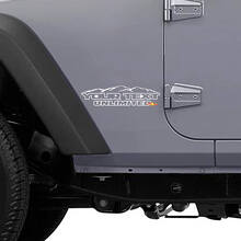 Mountain Style kundenspezifisches Seitenvinyl-Aufkleberkit für Jeep Wrangler Unlimited_2