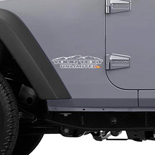 Jeep Mountain Wrangler Unlimited CJ TJ YJ JK XJ Alle Farben Aufkleber Nr. 5_2