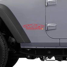 Mountain Style kundenspezifisches Seitenvinyl-Aufkleberkit für Jeep Wrangler Unlimited_3