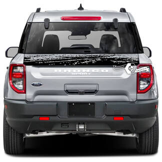 Ford Bronco Tailgate Bed Dazzle Paint Splash Mud Wrap Decals Sticker
