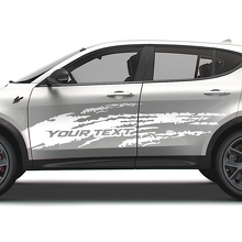 Hornet-Schriftzug Schlamm-Spritzschutz Seiten-Vinyl-Aufkleber-Set für Dodge Hornet_2
