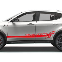 Custom Hornet Logo Tür Seitenstreifen Vinyl Aufkleber für Dodge Hornet_3