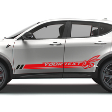 Hornet Style Türseitenstreifen Logo Vinyl Aufkleber Set für Dodge Hornet_2