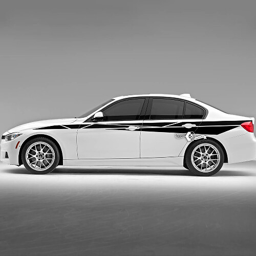 Paar BMW Hood Doors Side Stripes Rally Motorsport Trim Rear Fender Vinyl Decal Sticker F30 G20
