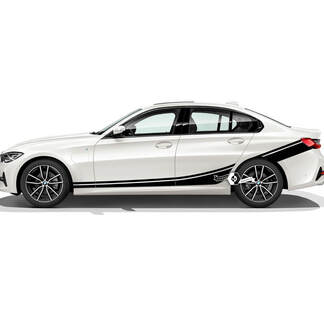 2 x Vinyl-Aufkleber Grafik-Aufkleber Seite BMW 1er Serie 2015  Schwellerleiste