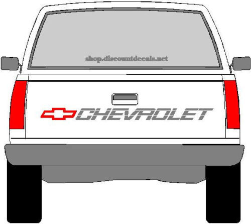Chevrolet Logo Heckklappen Vinyl-Aufkleber Für Chevrolet Truck