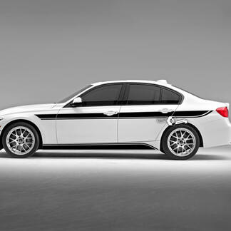 Paar BMW Doors Up Stripes Side Rally Motorsport Trim und Rocker Panel Vinyl Aufkleber Aufkleber F30 G20
